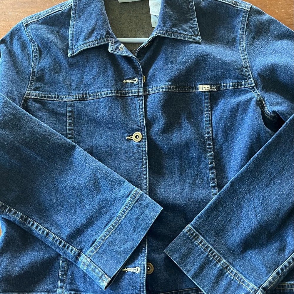 Liz Claiborne Dark Blue Denim Jacket